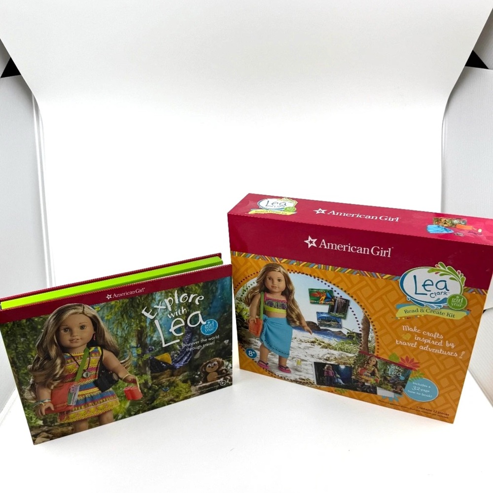 Rare Retired American Girl of the Year 2016 Lea Read & Create Set & Explore Set